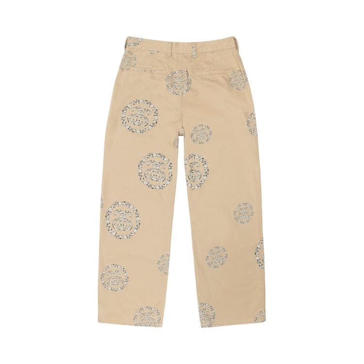 Stussy x Denim Tears SS Wreath Chino Pants Khaki