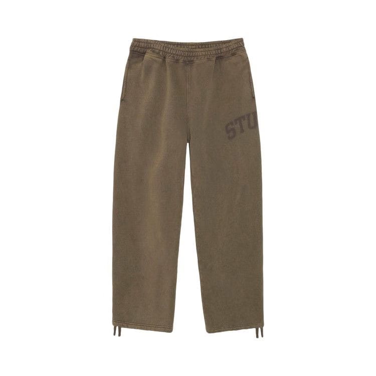 Stussy Faded Graphic Fleece Pant Olive