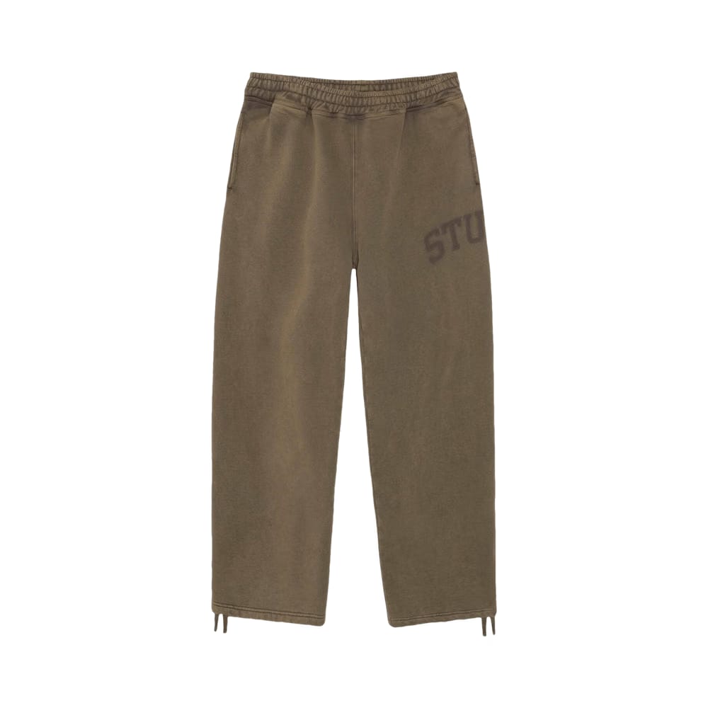 Stussy Faded Graphic Fleece Pant Olive