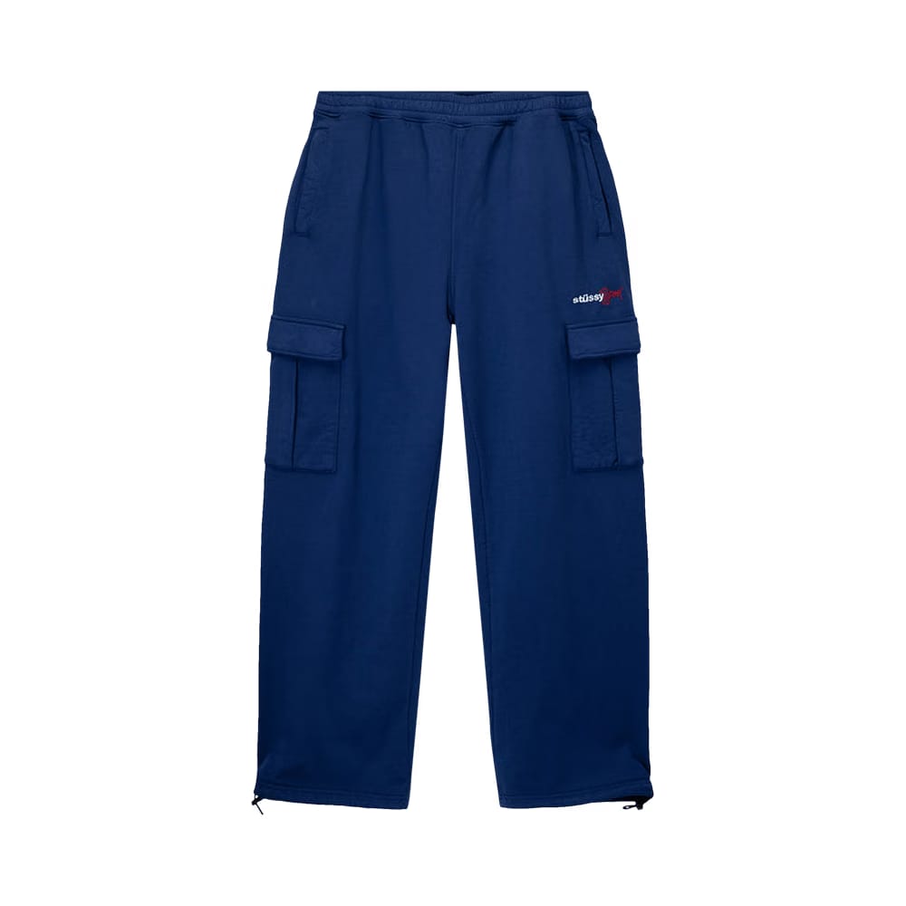 Stussy Sport Cargo Fleece Pant Blue