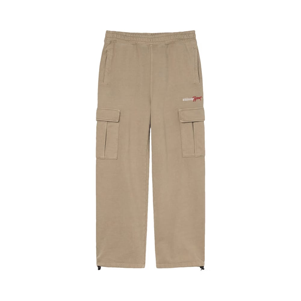 Stussy Sport Cargo Fleece Pant Khaki