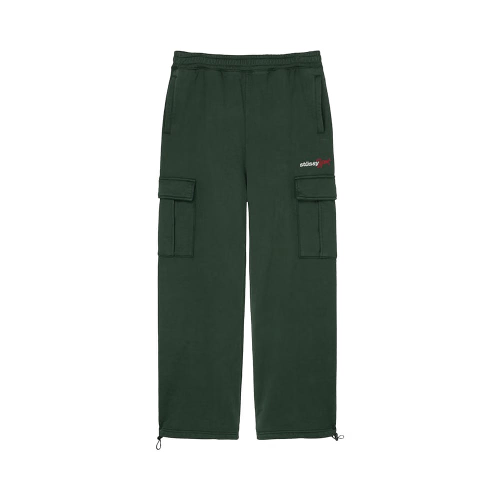 Stussy Sport Cargo Fleece Pant Forest Green
