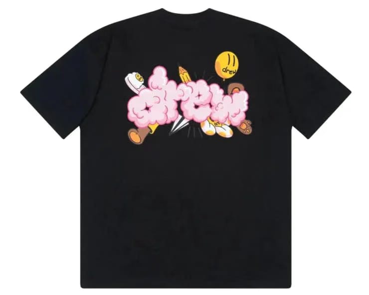Drew T-Shirt - Doodle Joy Black
