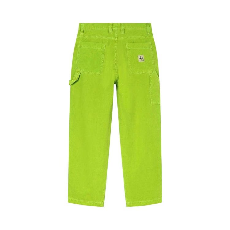 Stussy Dyed Canvas Work Pant Neon