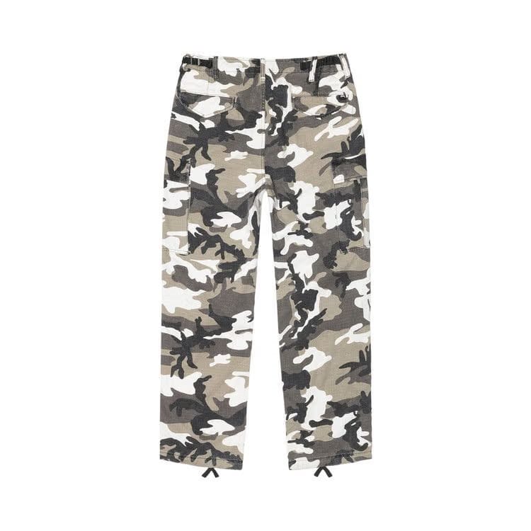 Stussy Ripstop Military Cargo Pant Snow Camo