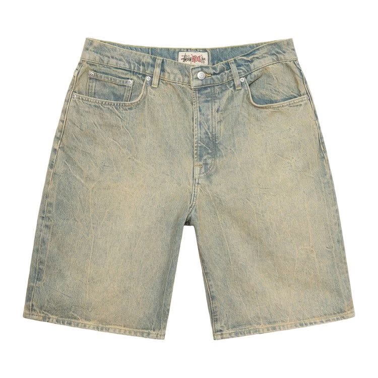 Stussy Sandwash Denim Big Ol' Shorts Sand Wash