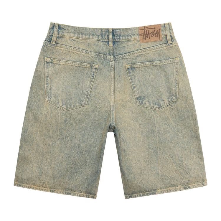 Stussy Sandwash Denim Big Ol' Shorts Sand Wash