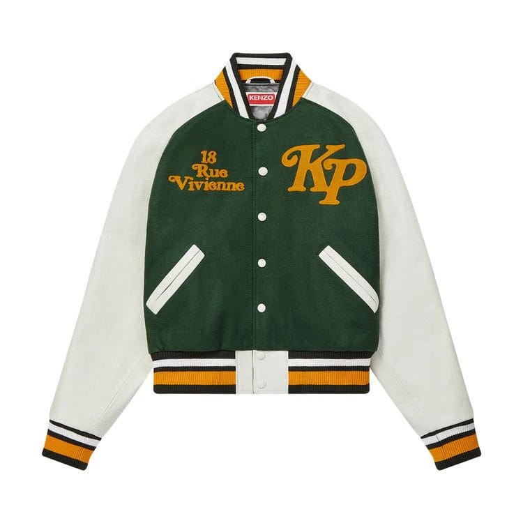 Kenzo By Verdy Varsity Jacket Dark Khaki