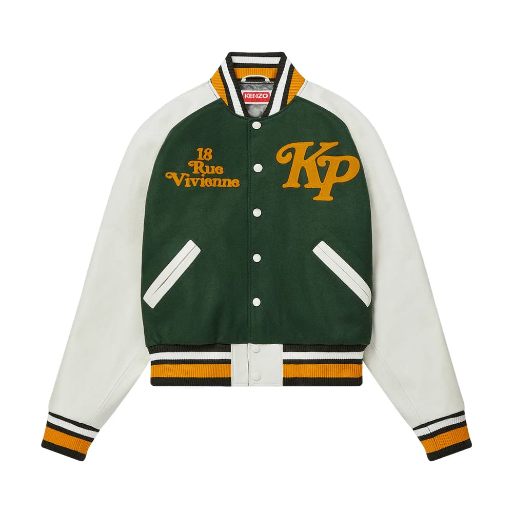 Kenzo By Verdy Varsity Jacket Dark Khaki