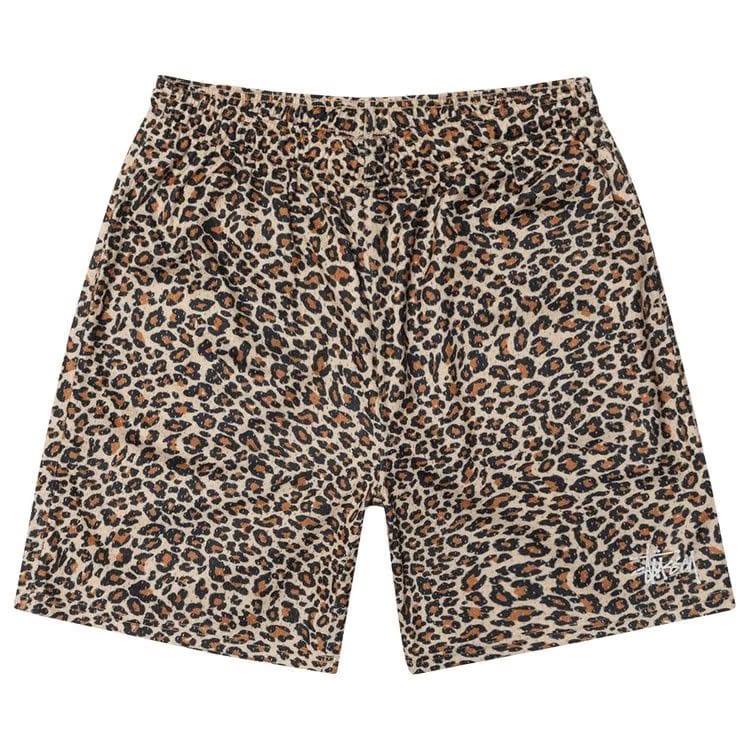 Stussy Basic Mesh Shorts Leopard