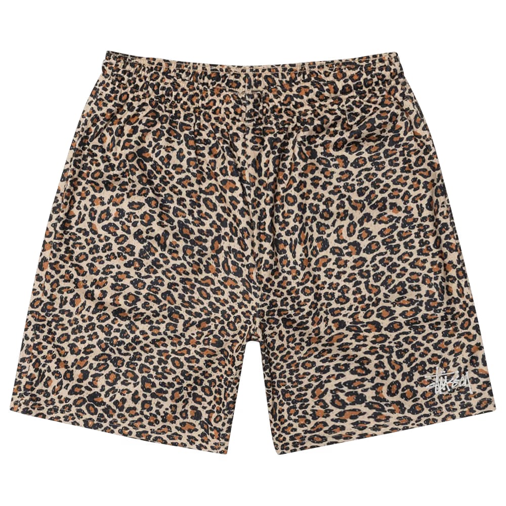 Stussy Basic Mesh Shorts Leopard