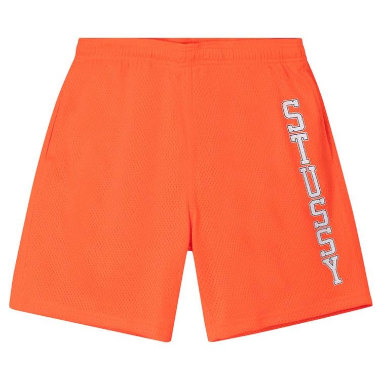Stussy Collegiate Mesh Shorts Orange
