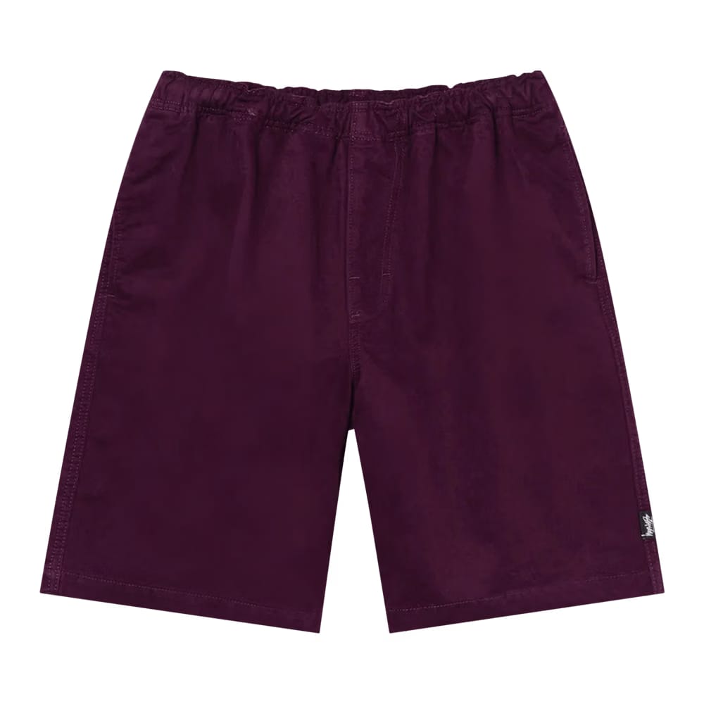 Stussy Brushed Beach Shorts Plum