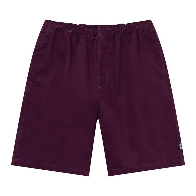 Stussy Brushed Beach Shorts Plum