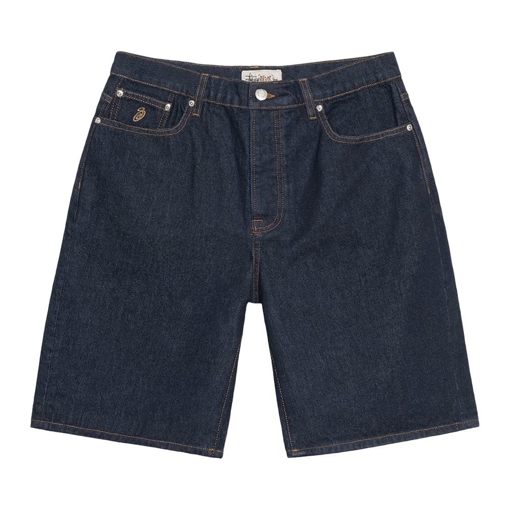 Stussy Big Ol' Denim Shorts Rinsed Indigo