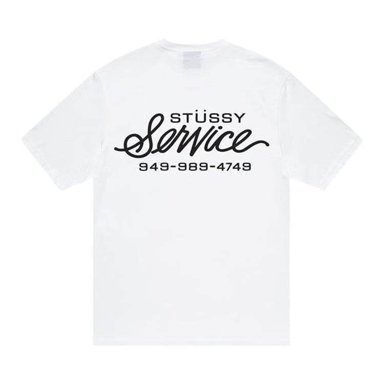Stussy Service T-Shirt White