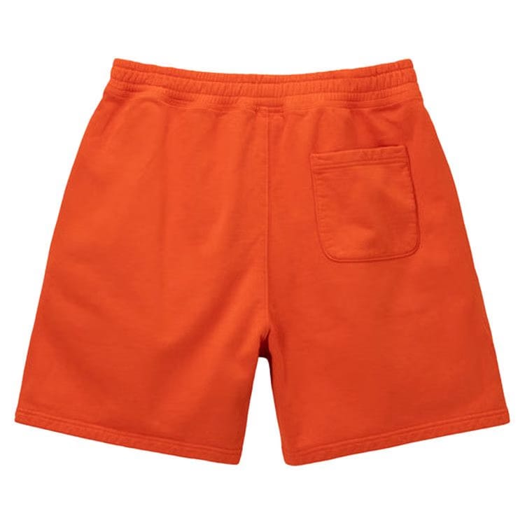 Stussy Overdyed Stock Logo Shorts Orange