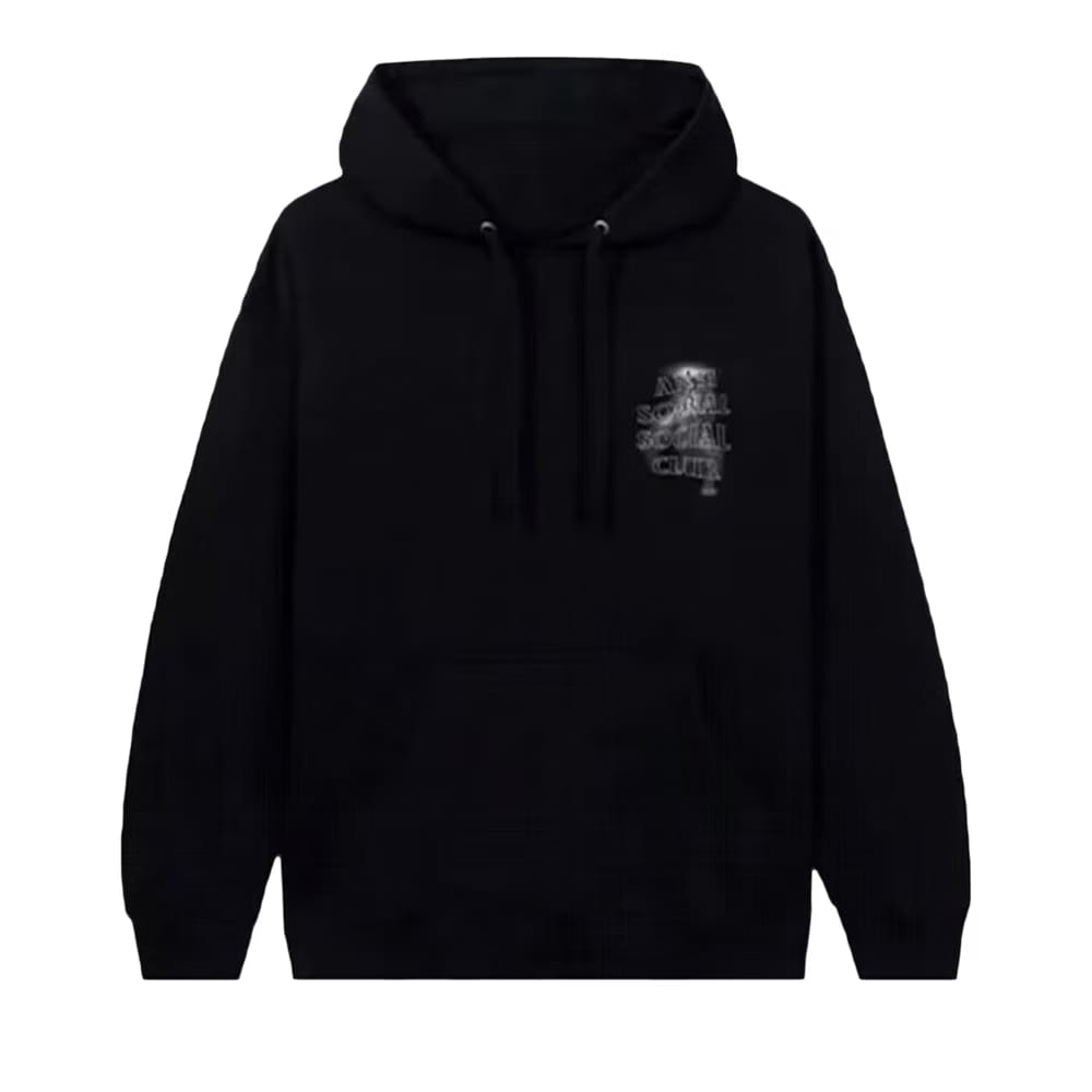 Anti Social Social Club Twisted Hoodie Black