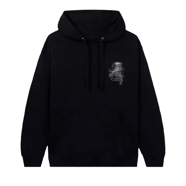 Anti Social Social Club Twisted Hoodie Black
