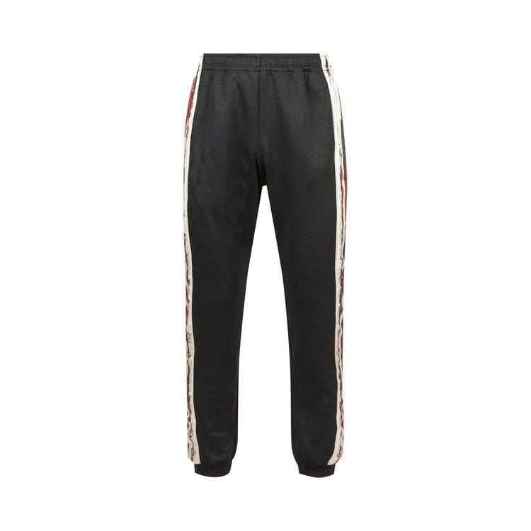 Gucci GG Jacquard Side-Stripe Technical Track Pants Black