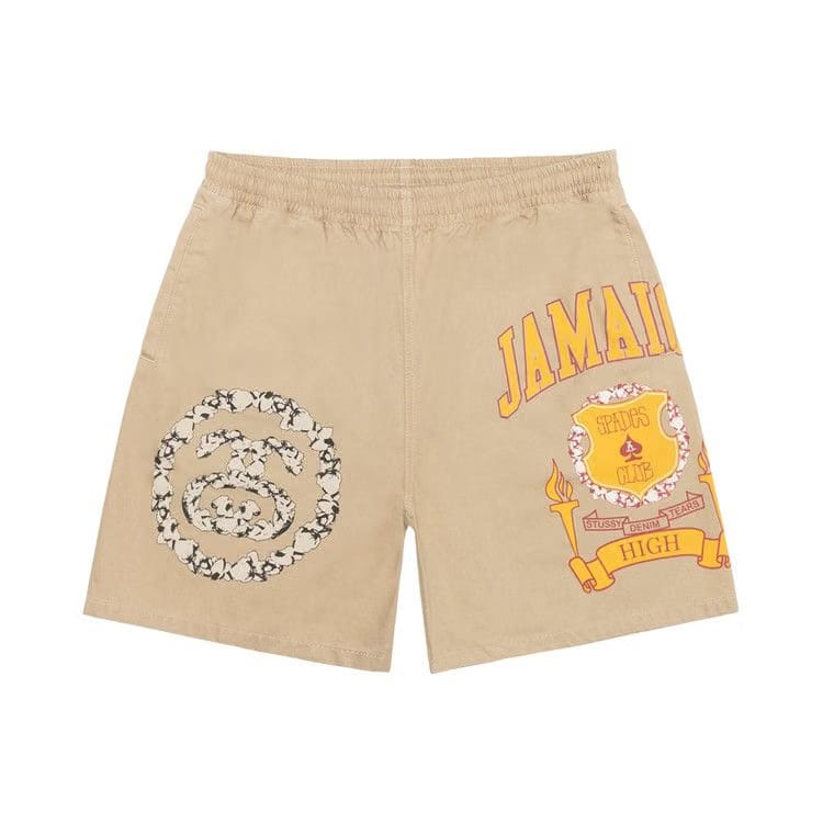 Stussy x Denim Tears Gym Shorts Khaki