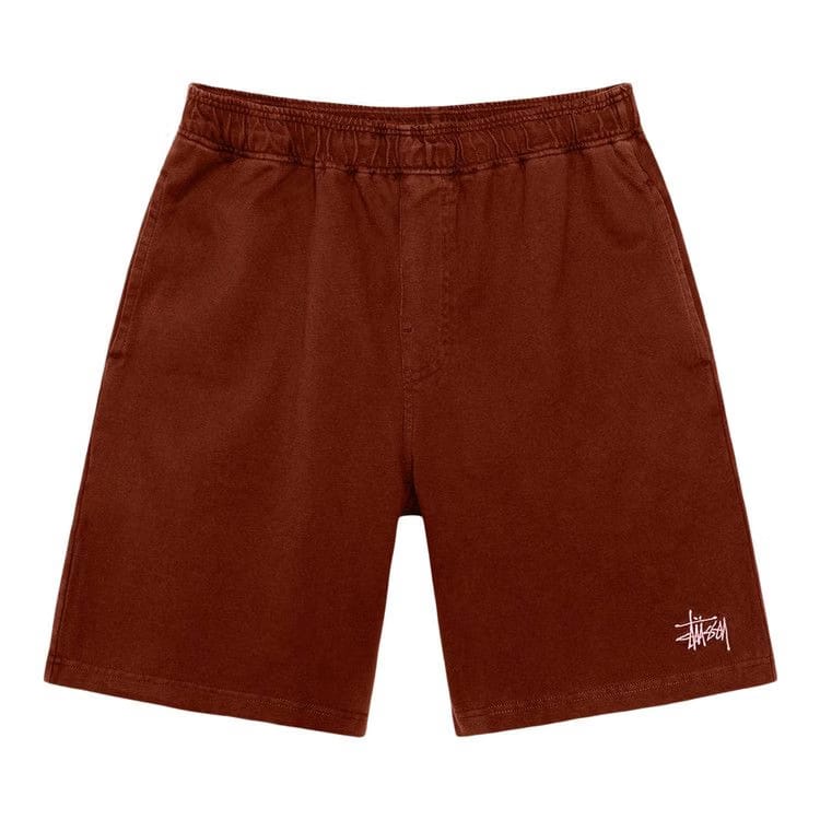 Stussy Heavy Jersey Shorts Wine