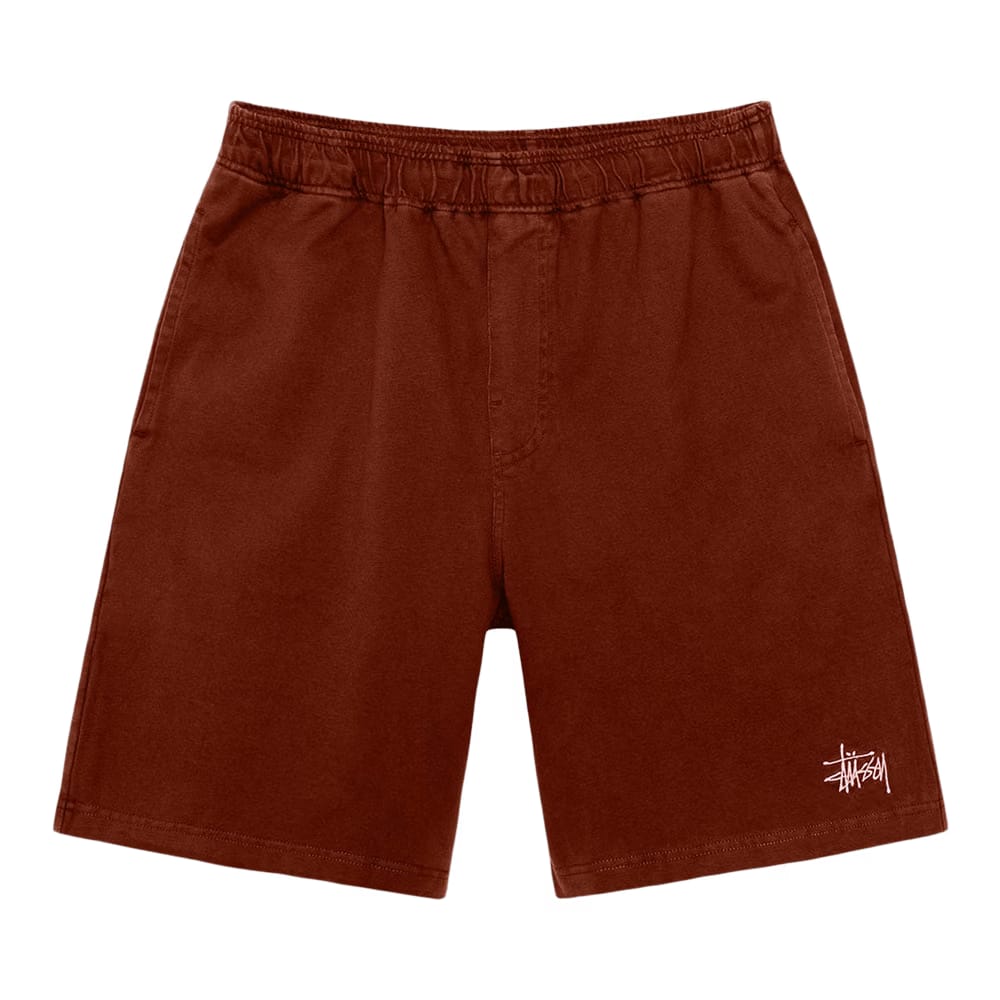 Stussy Heavy Jersey Shorts Wine