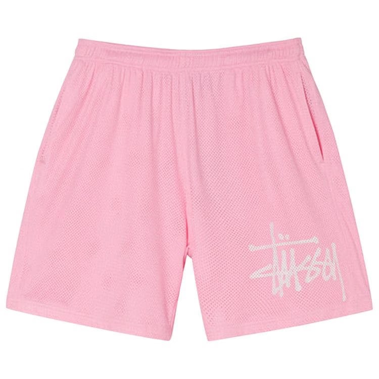 Stussy Big Basic Mesh Shorts Pink