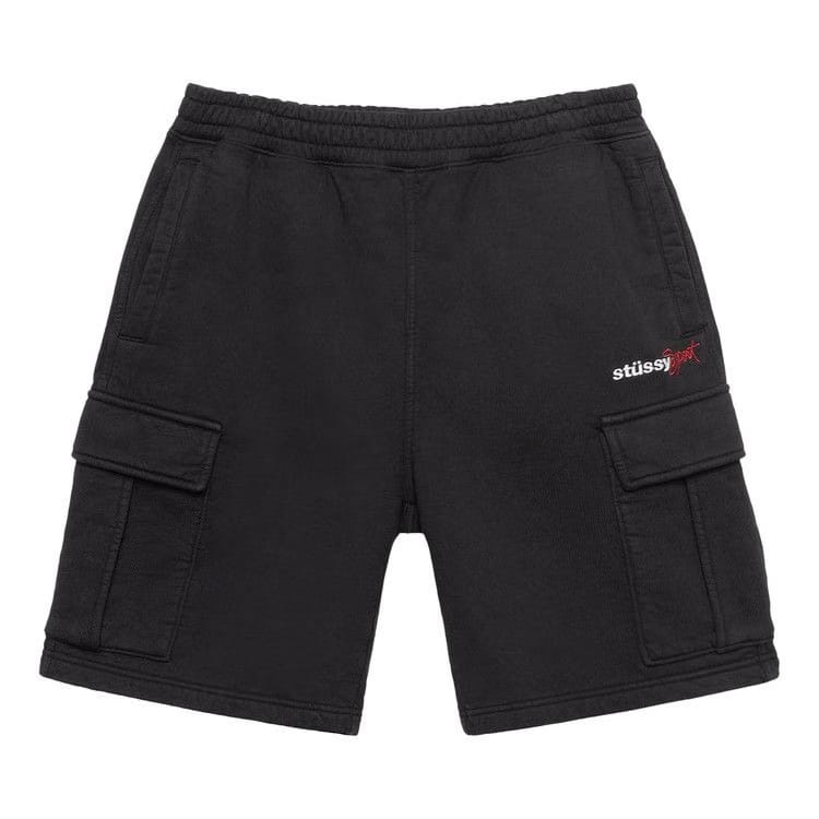 Stussy Sport Cargo Fleece Shorts Black