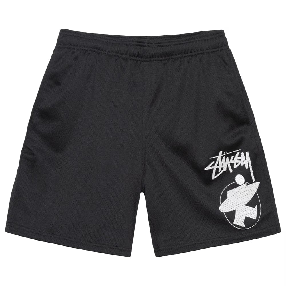 Stussy Surfman Mesh Shorts Black