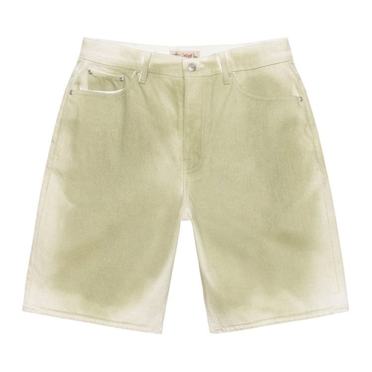 Stussy Spray Dye Big Ol' Shorts Olive