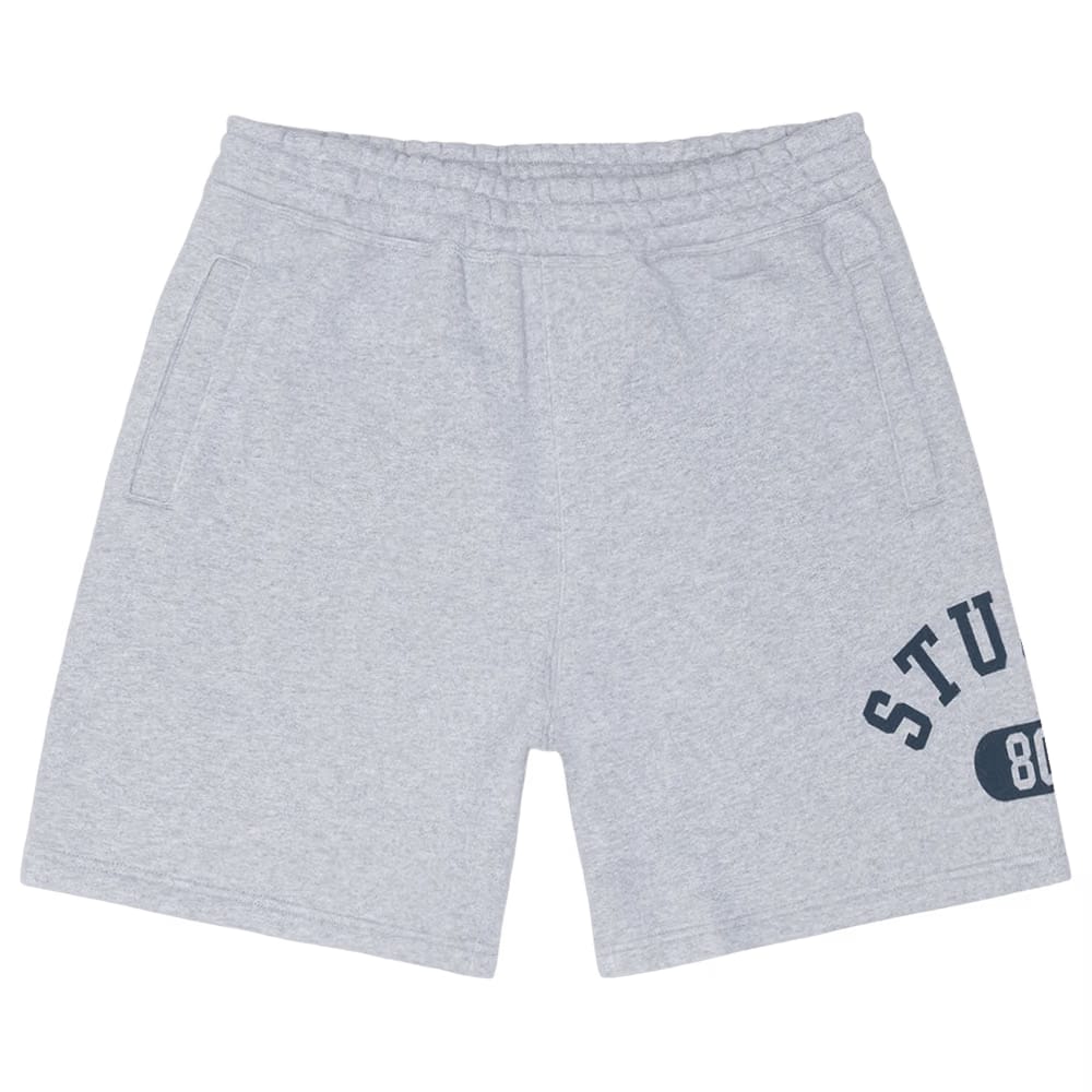 Stussy Varsity Fleece Shorts Grey Heather