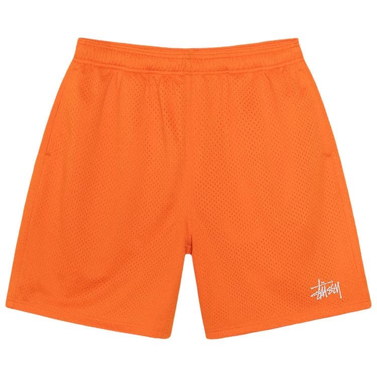 Stussy Basic Mesh Shorts Orange