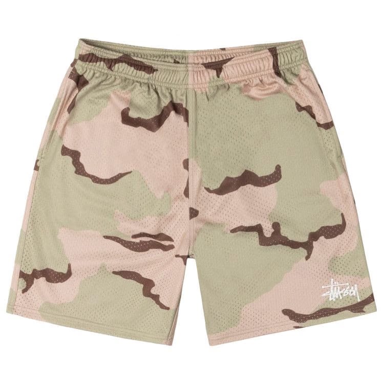 Stussy Basic Mesh Shorts Sand Camo