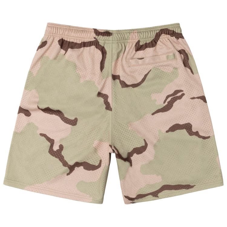 Stussy Basic Mesh Shorts Sand Camo