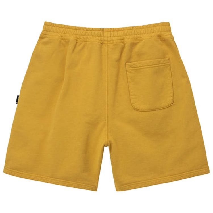 Stussy Pigment Dyed Fleece Shorts Gold