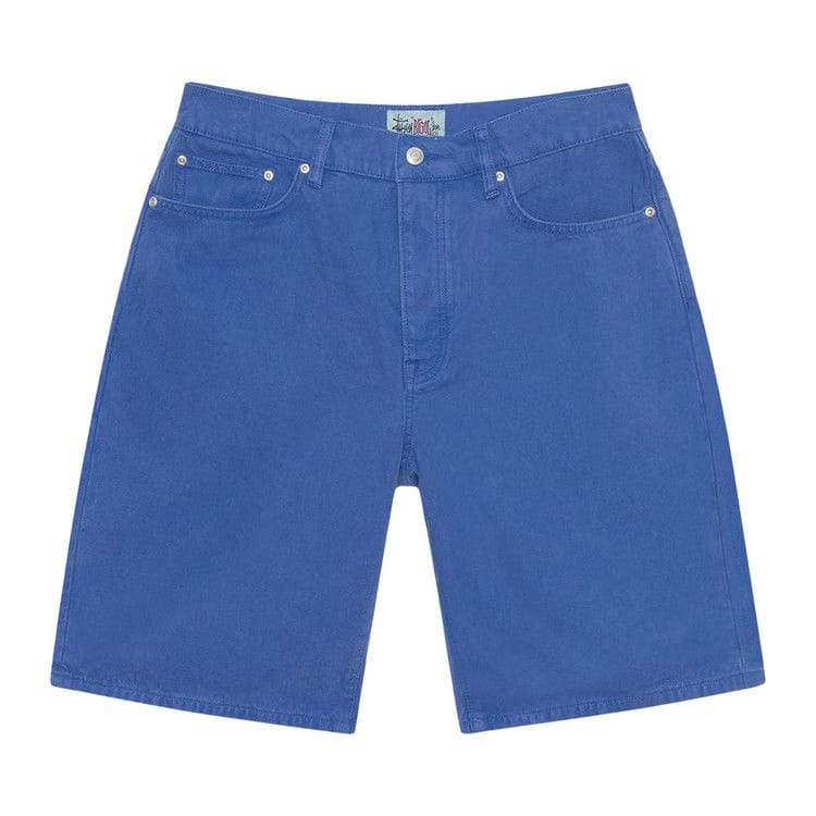 Stussy Washed Canvas Big Ol' Shorts Baja Blue