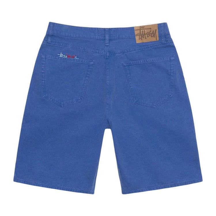 Stussy Washed Canvas Big Ol' Shorts Baja Blue