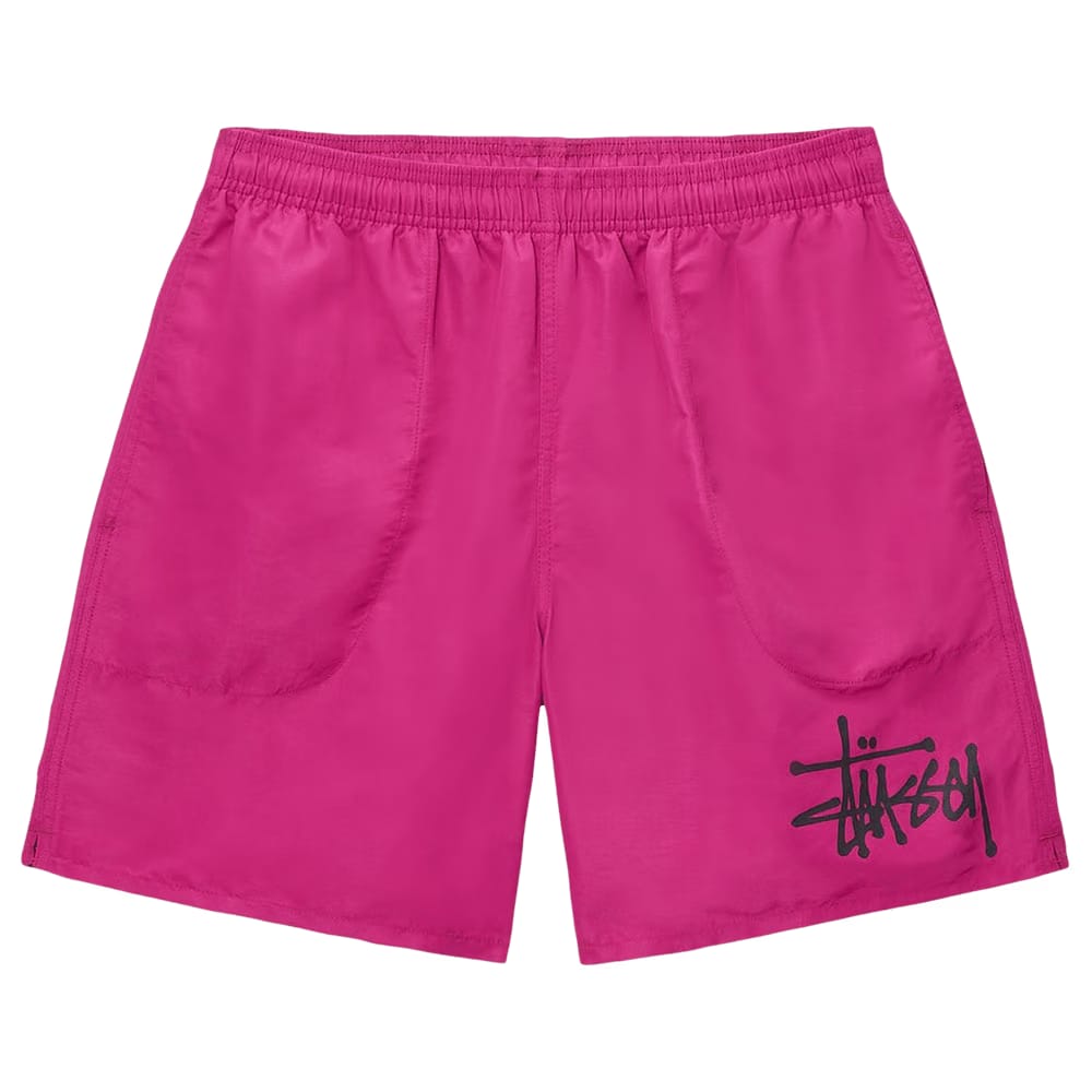 Stussy Big Basic Water Shorts Magenta