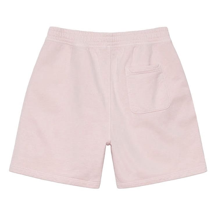 Stussy Overdyed Stock Logo Sweat Shorts Light Pink