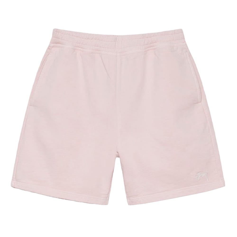 Stussy Overdyed Stock Logo Sweat Shorts Light Pink