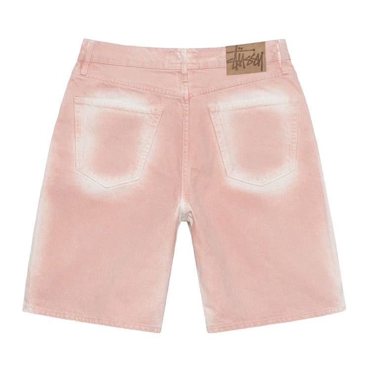 Stussy Spray Dye Big Ol' Shorts Faded Pink