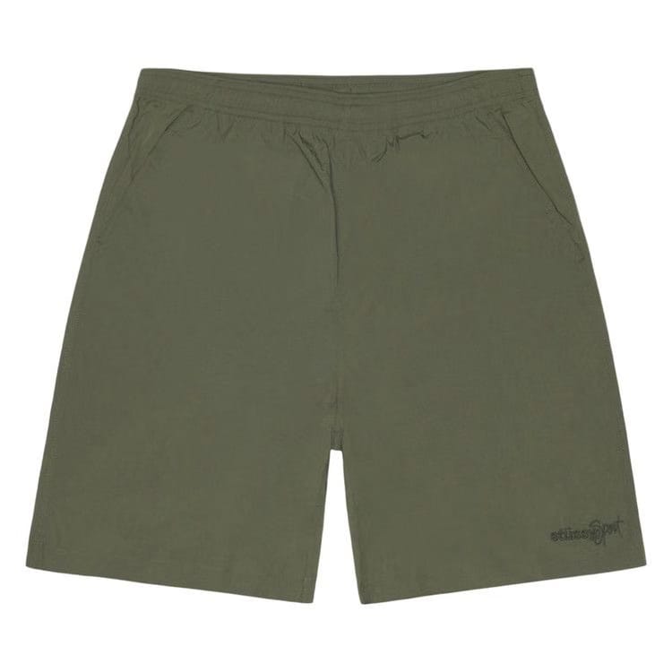 Stussy Nylon Court Shorts Olive