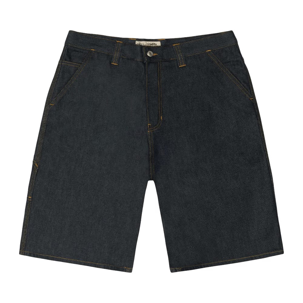 Stussy Raw Denim Work Shorts Indigo