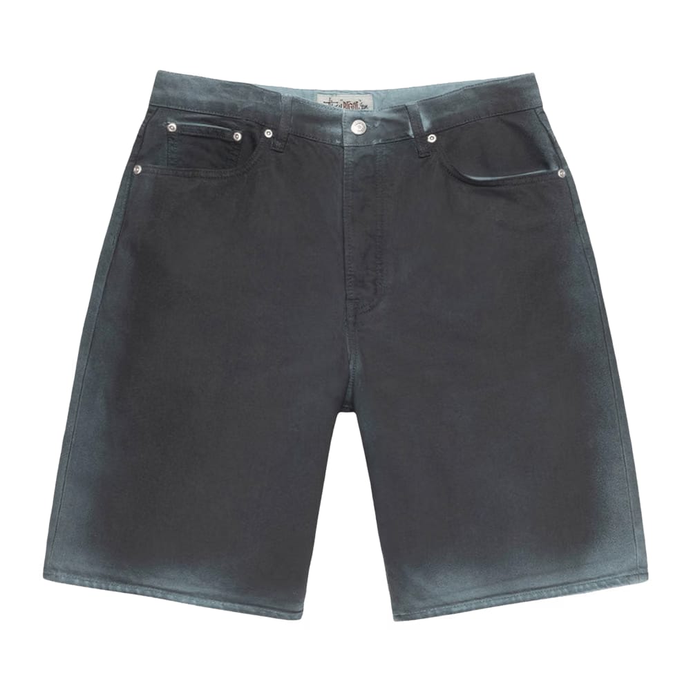 Stussy Spray Dye Big Ol' Shorts Blue