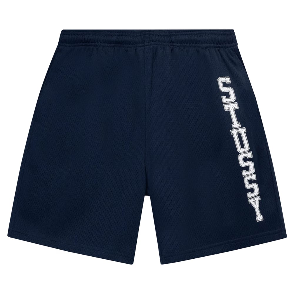 Stussy Collegiate Mesh Shorts Navy