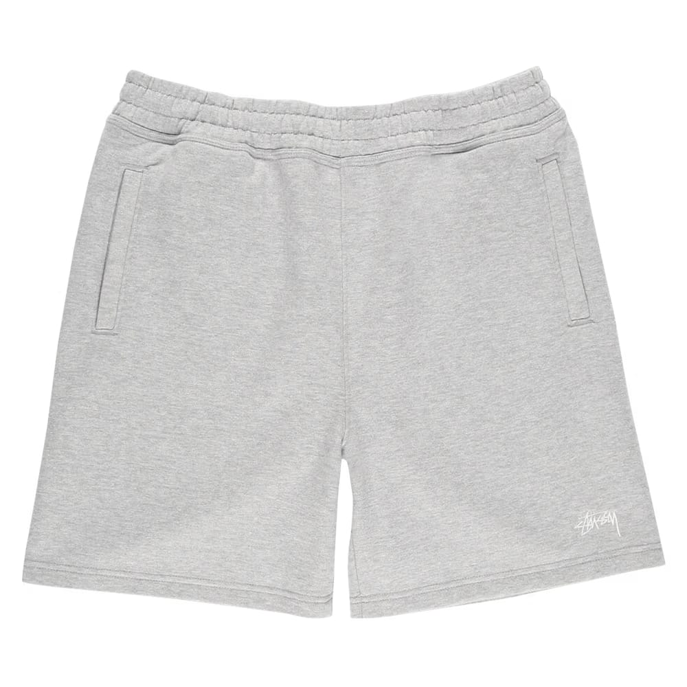 Stussy Stock Logo Shorts Grey Heather