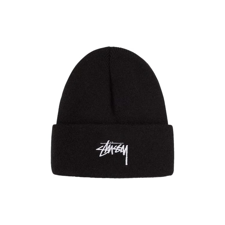 Stussy Stock Cuff Beanie Black