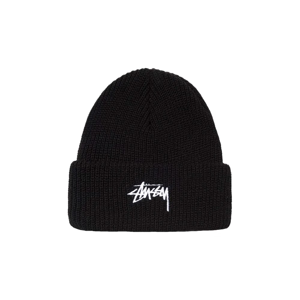Stussy Stock Cuff Beanie Black