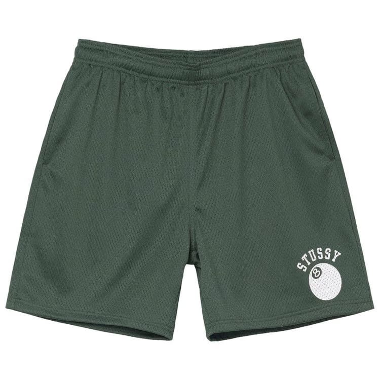 Stussy 8-Ball Mesh Shorts Forest